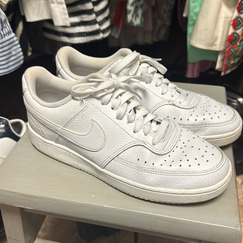 Women's Nike Court Vision Low White Shoes